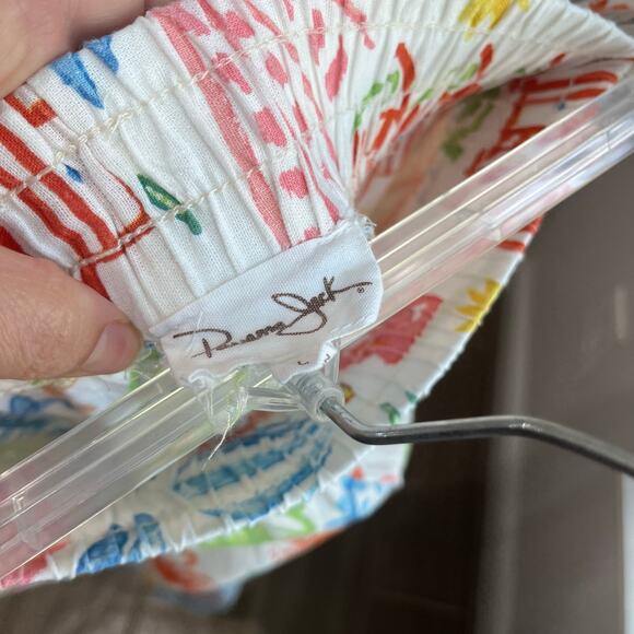 Panama Jack Linen Blend Pants Size L White Beach Lounge Coastal Resort - Picture 5 of 7